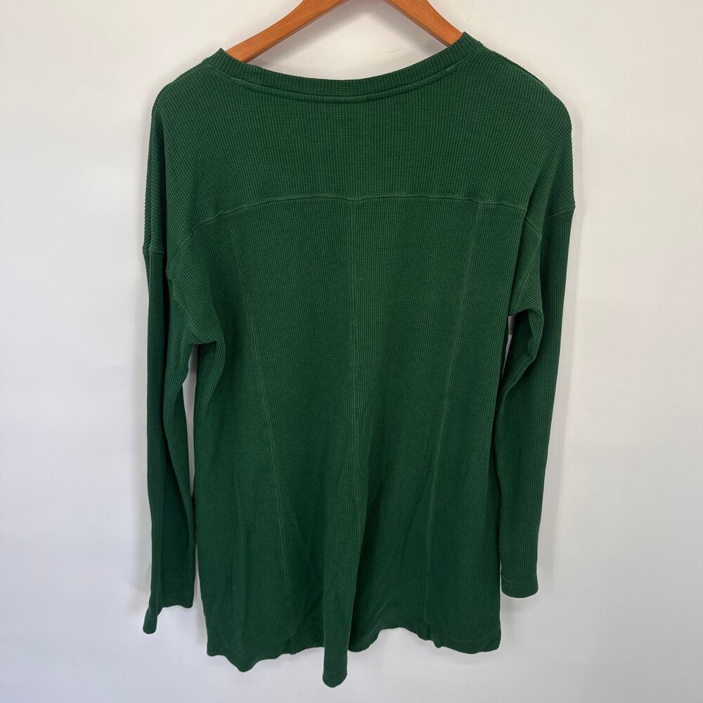 J. Jill Green Long Sleeve Thermal Tunic Shirt // S - Picture 8 of 8